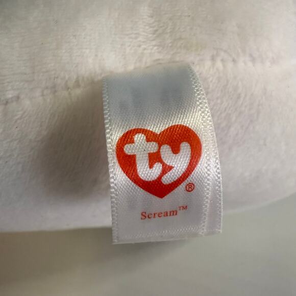 TY Beanie Boo “Scream” Ghost Plush – 9” Halloween Boo w/ Pumpkin – EUC - Picture 6 of 6